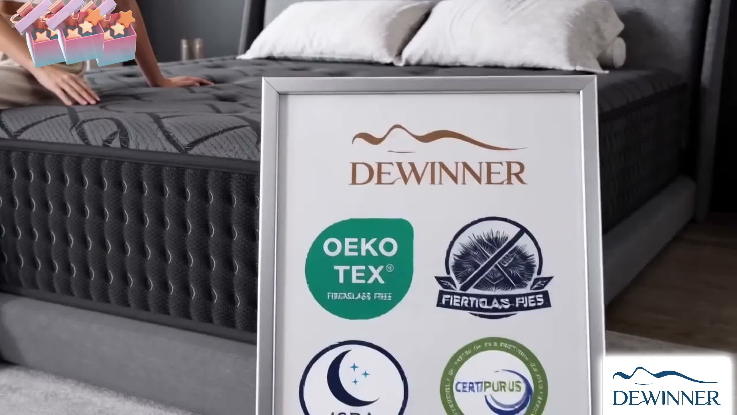DEWINNER Matelas 140x200 cm, Hauteur 30 cm, Matelas Voir les images du produit 7