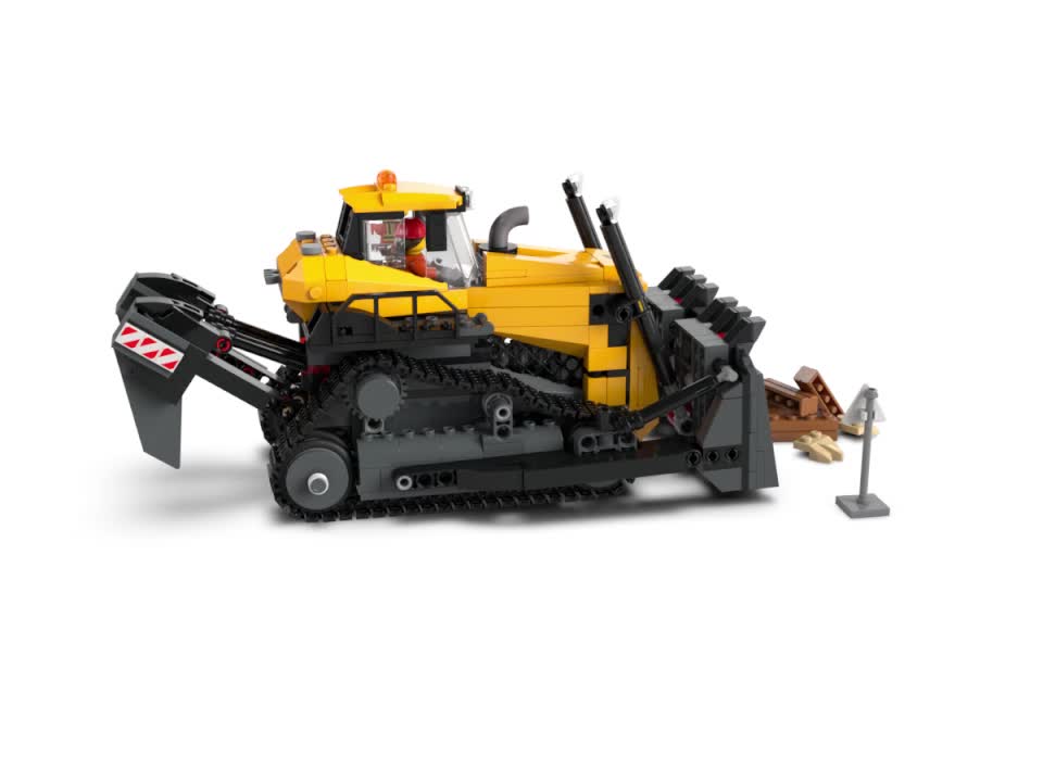LEGO City Gelber Bulldozer Set – Spielzeugbaustelle, Bau- Produktbild-Vorschau 7