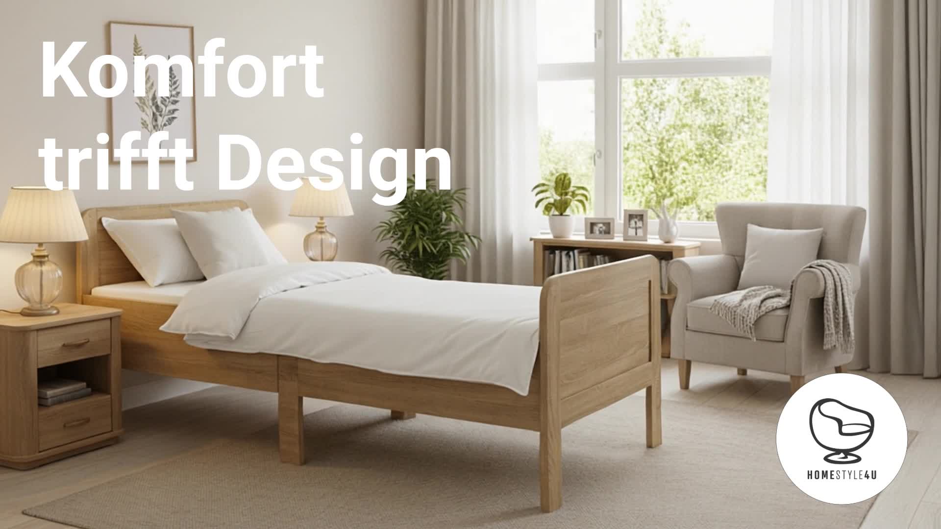 Homestyle4u 2653, Komfortbett 90x200 mit Lattenrost, Bett Produktbild-Vorschau 7