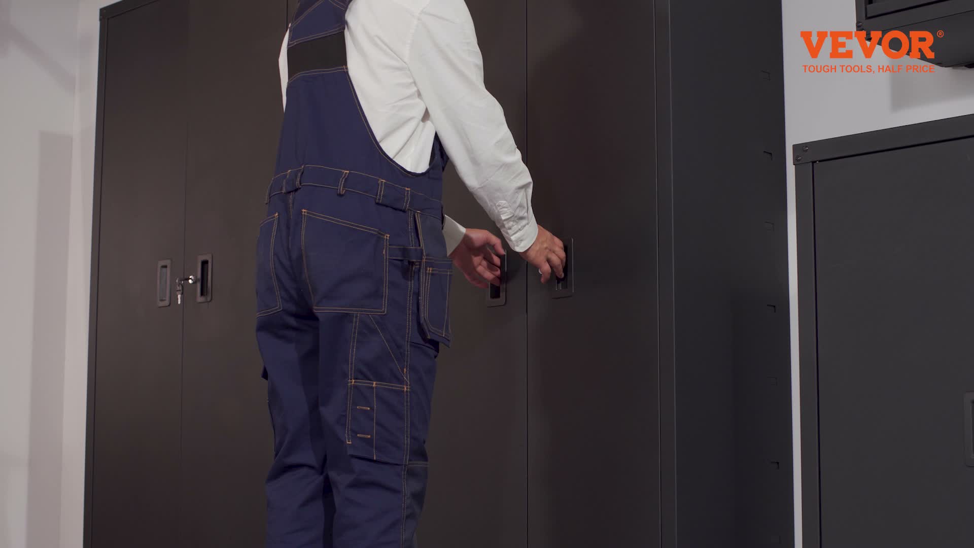 VEVOR Werkstatt Wandschrank 77 x 31,8 x 50 cm Hängeschrank Produktbild-Vorschau 7