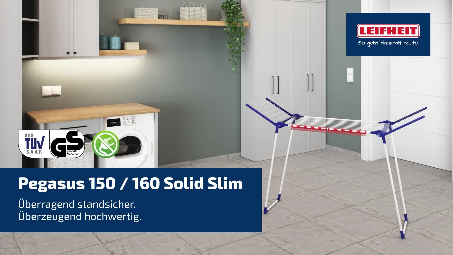 Leifheit Standtrockner Pegasus 160 Solid Slim - 16 Meter Produktbild-Vorschau 7