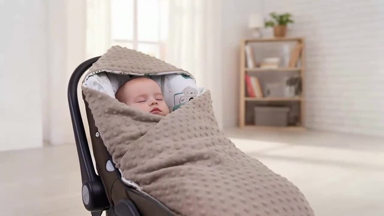 Kocyk dla niemowląt Kocyk dla niemowląt 90x90 cm - śpiworek Podgląd zdjęcia produktu 7