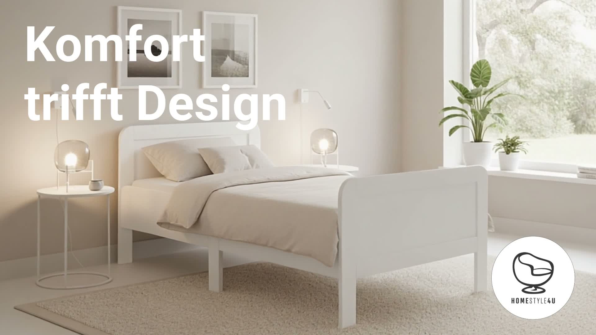Homestyle4u 2652, Komfortbett 90x200 mit Lattenrost, Bett Produktbild-Vorschau 7