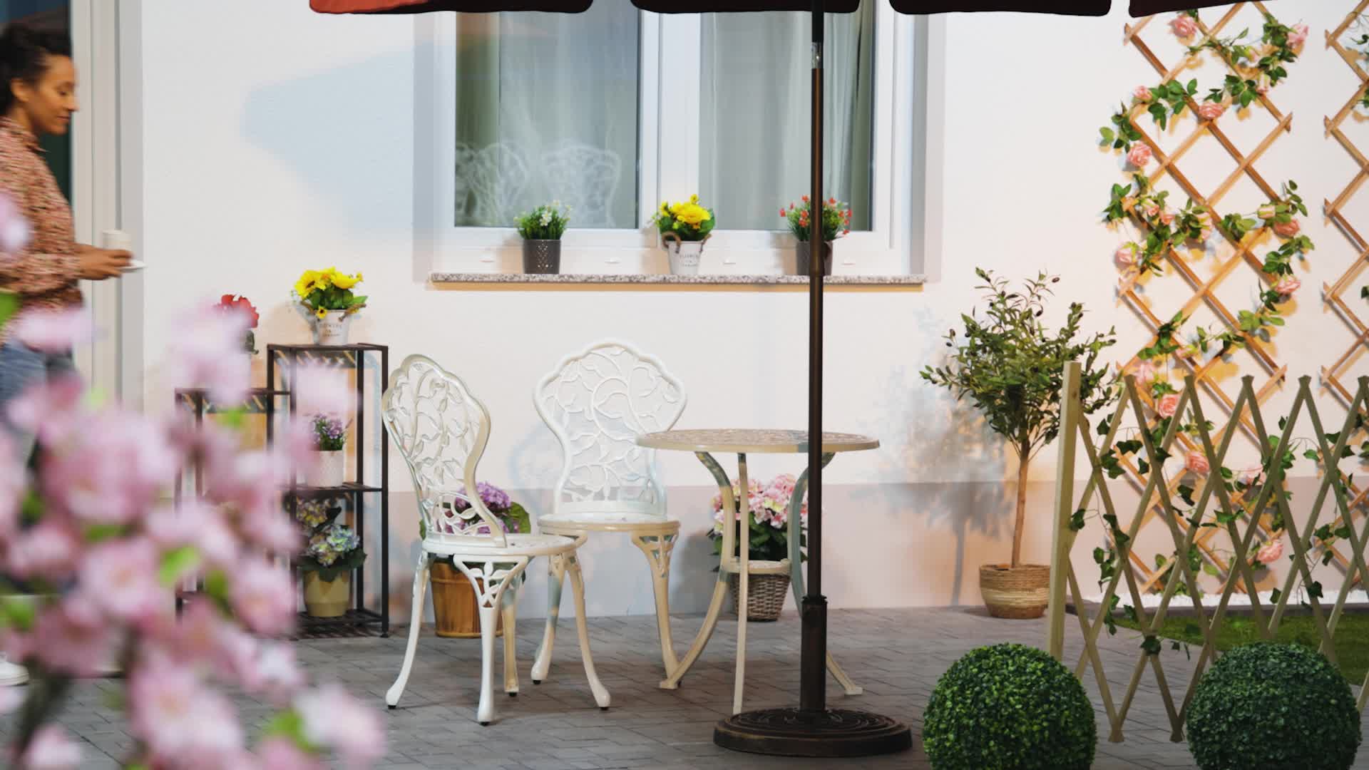 Relaxdays Schirmständer Sonnenschirm, für Schirmstangen Produktbild-Vorschau 7