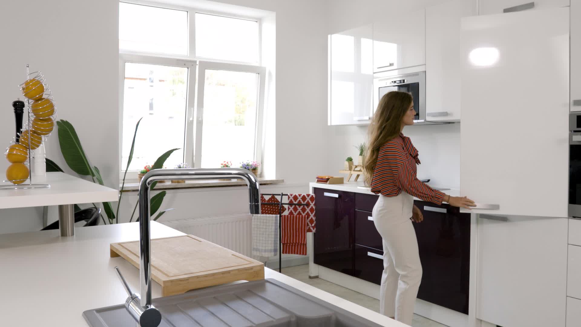 Relaxdays Besteckkasten Bambus, 4 Fächer, robuster Produktbild-Vorschau 7