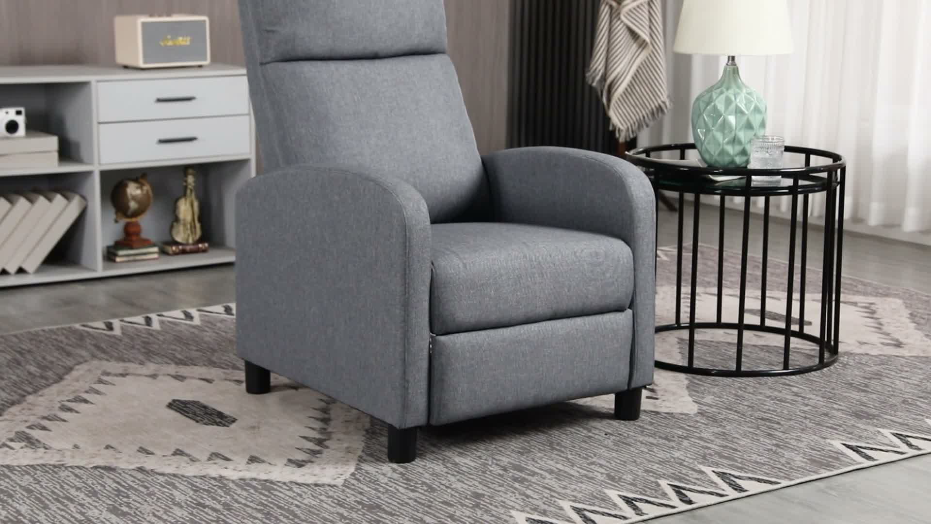 HOMCOM Relaxsessel Einzelsofa Liege 160° neigbarer Produktbild-Vorschau 7