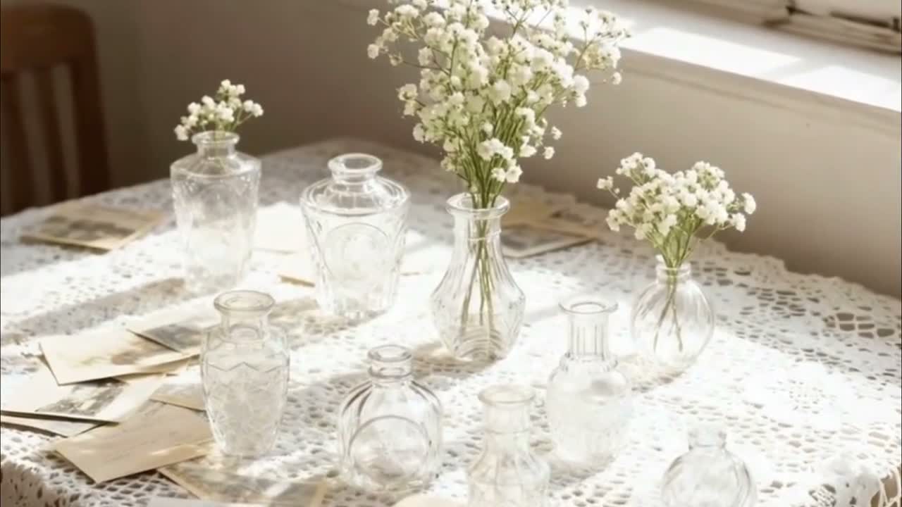 LARS360 24 Stück Kleine Glas-Budenvasen, Mini Produktbild-Vorschau 7