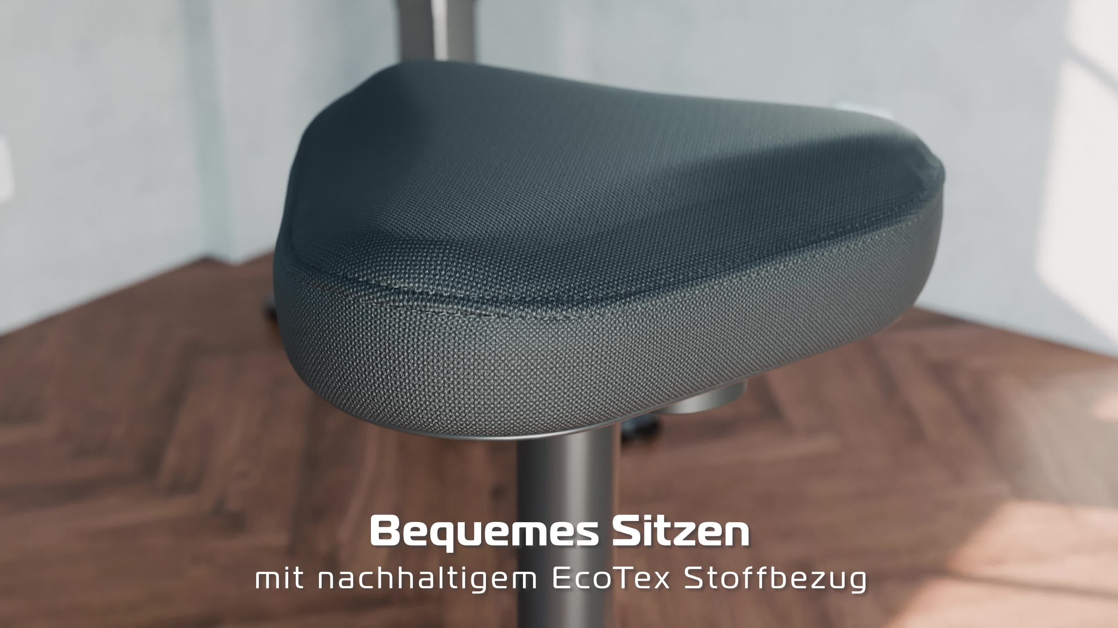 CLOUVOU Nexus Bürohocker [DAS ORIGINAL] Stehhocker für mehr Produktbild-Vorschau 7