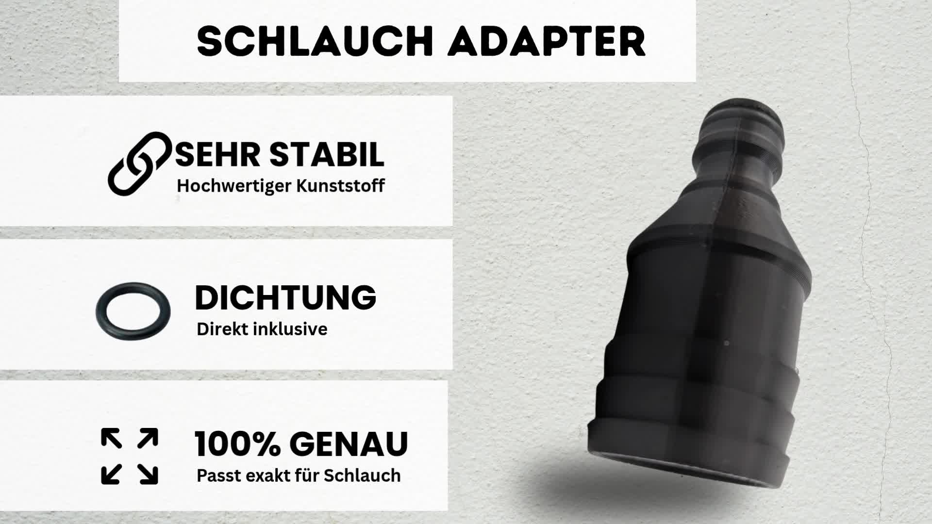 Passend für Gardena Adapter 38mm für Pool Schlauch z.B. Produktbild-Vorschau 6