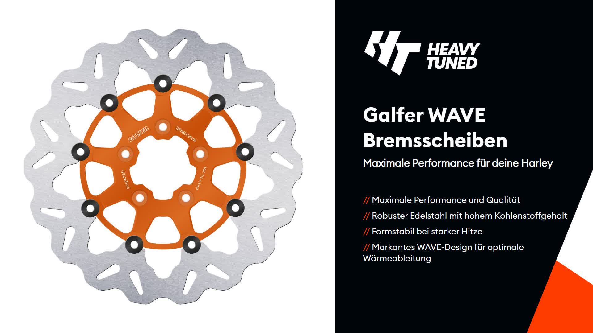 Bremsscheibe Galfer DF680CWUY WAVE® schwimmend vorne Produktbild-Vorschau 2