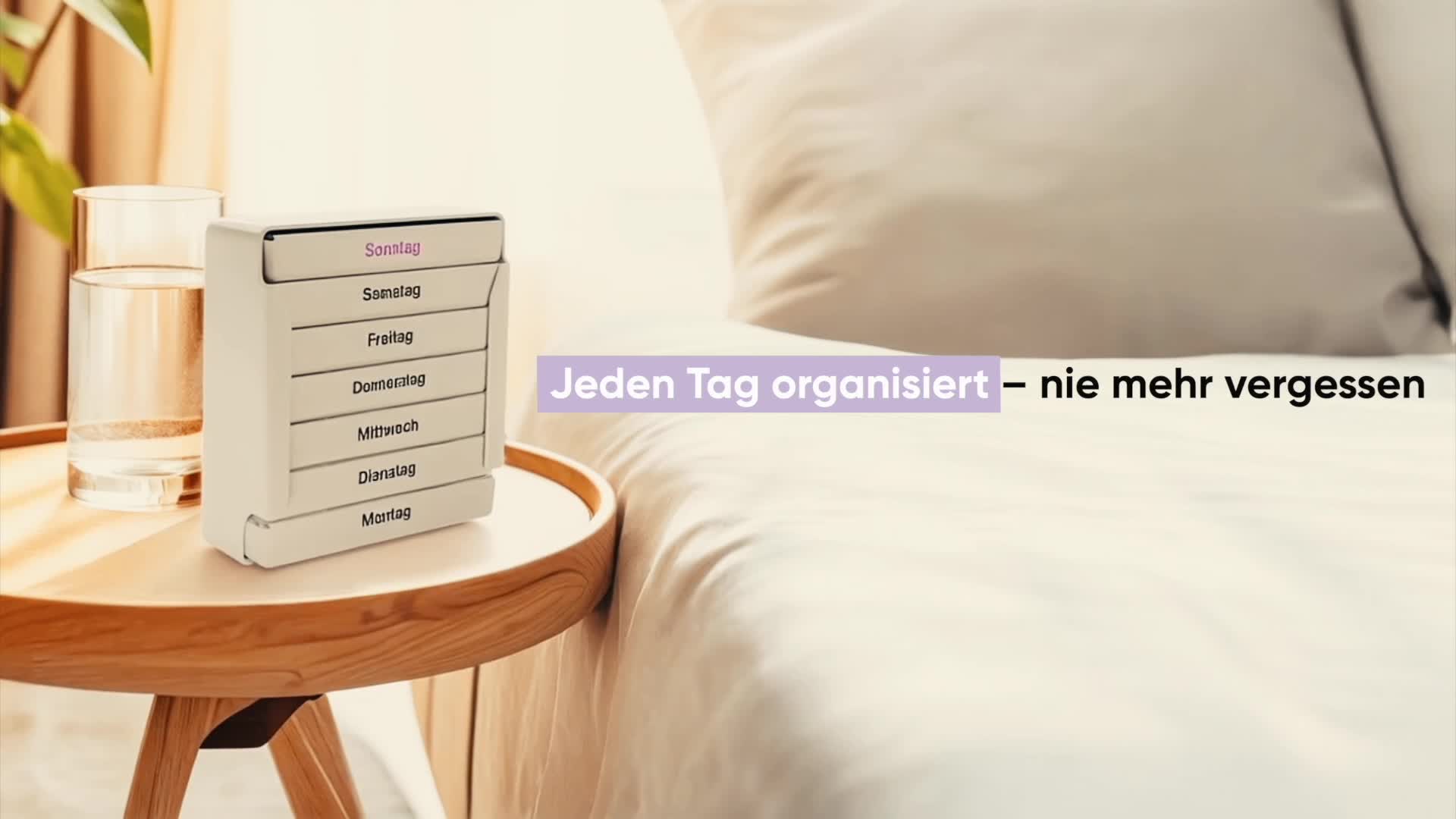 Senomed - Tabletten Organizer - Wochendosierer für 7 Tage Produktbild-Vorschau 7
