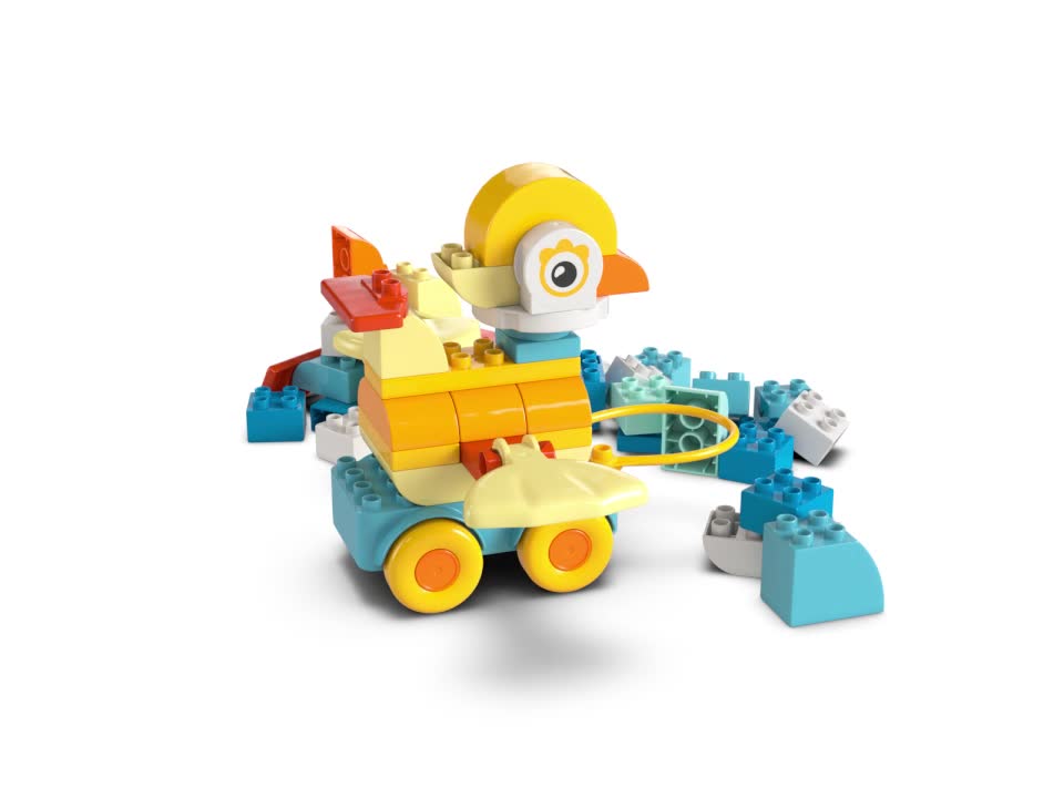 LEGO DUPLO Town Tiere auf Rädern 3-in-1-Set - Montessori Produktbild-Vorschau 7