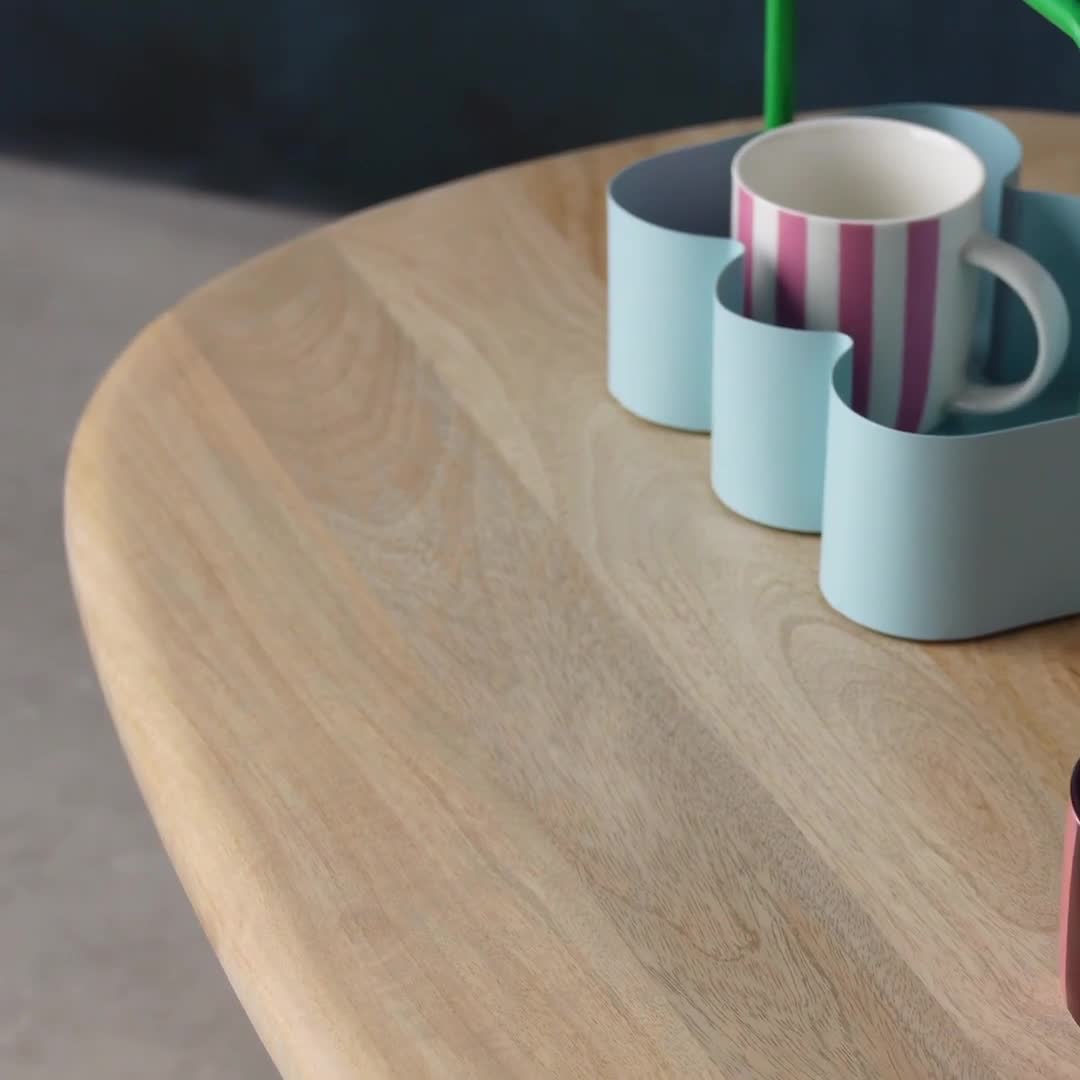 sweeek - Ovaler Couchtisch aus Mangoholz - Natur Produktbild-Vorschau 7