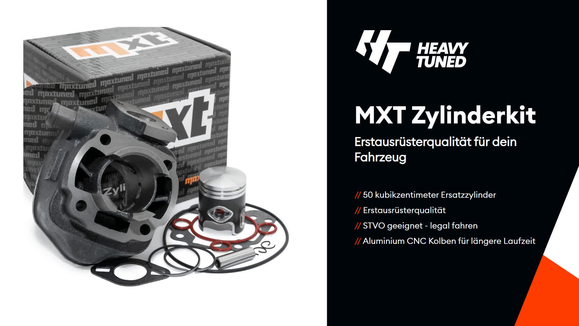 Zylinderkit MXT Standard 50 ccm LC 10 mm für Yamaha Aerox Produktbild-Vorschau 7