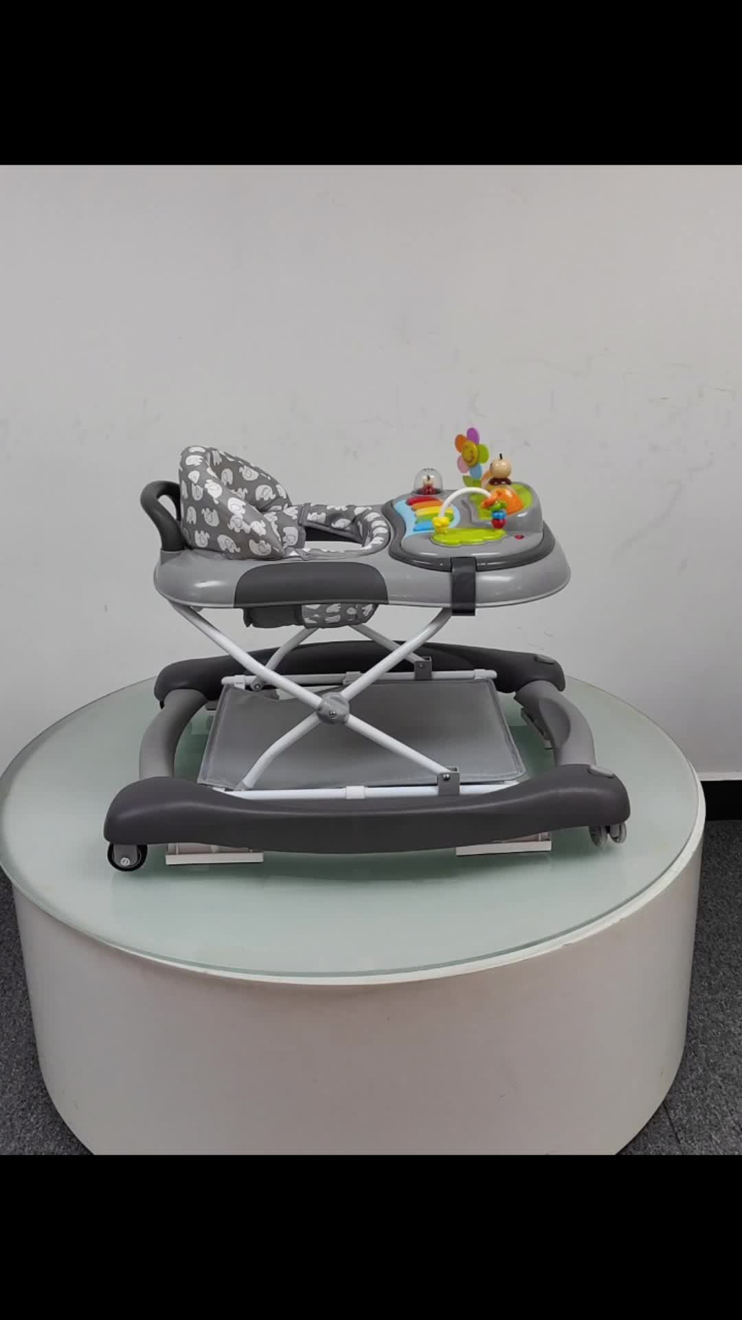 BRONEA® 4-in-1 Gehfrei Baby Lauflernwagen Schaukel Produktbild-Vorschau 7