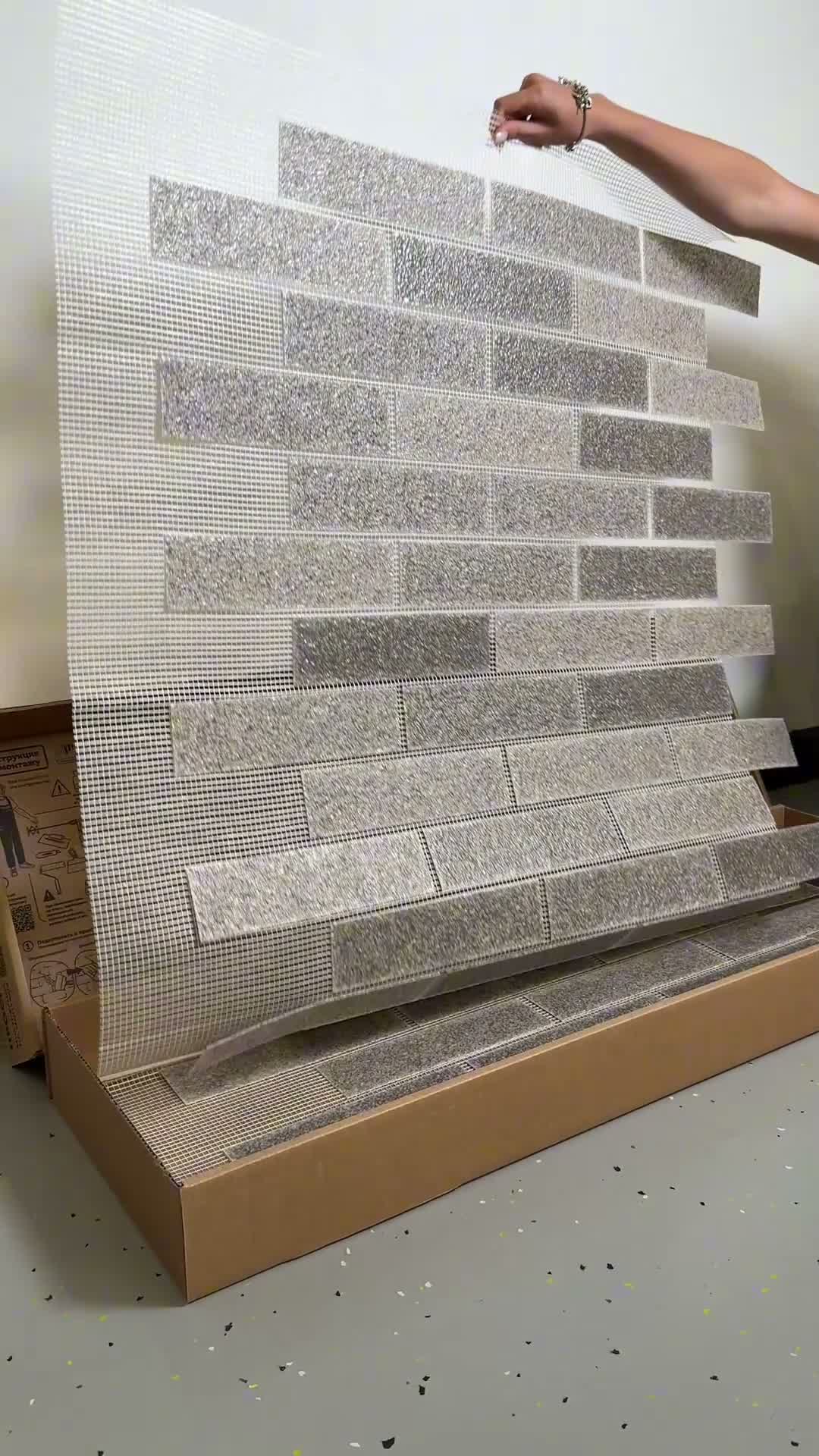 AMK Muster-Paneel 200 Mix-grau – Originalgröße 1250×995 mm, Produktbild-Vorschau 7