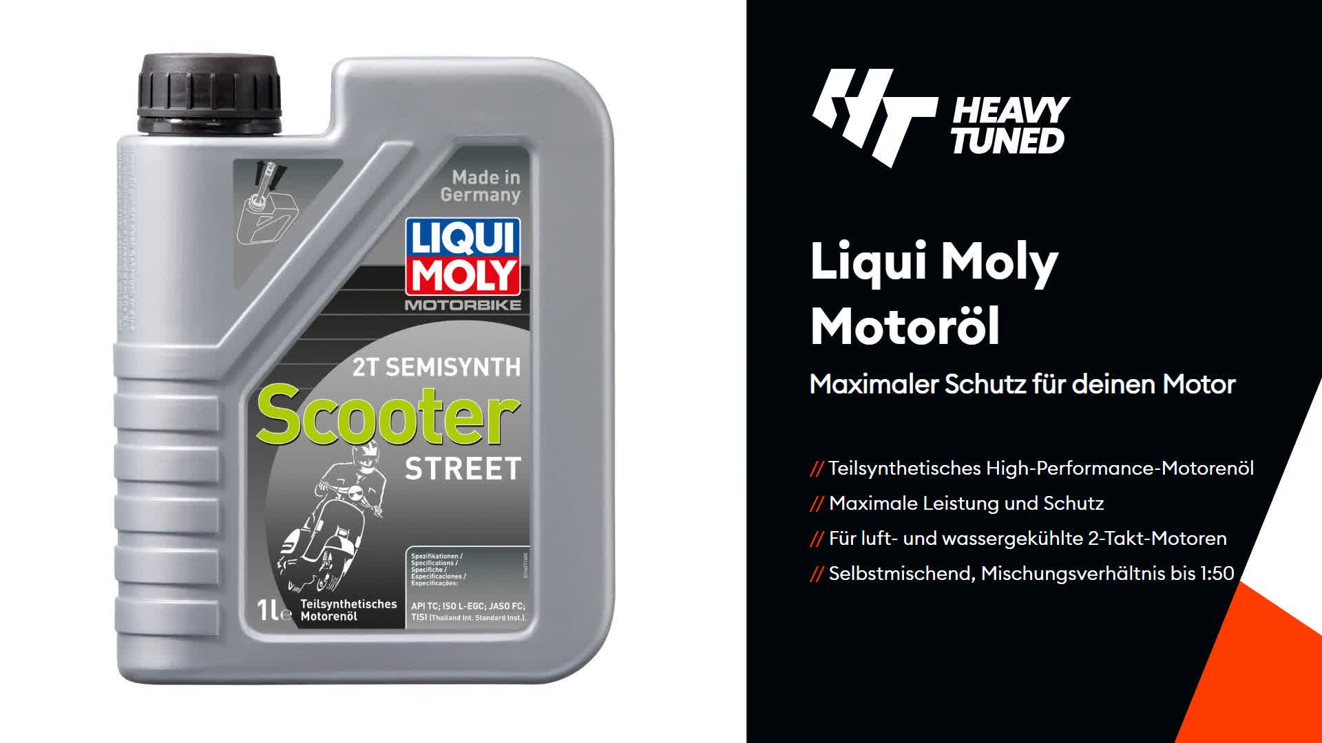 Liqui Moly 2t Semi Synthetic Scooter Str 1l Motoröl Produktbild-Vorschau 7