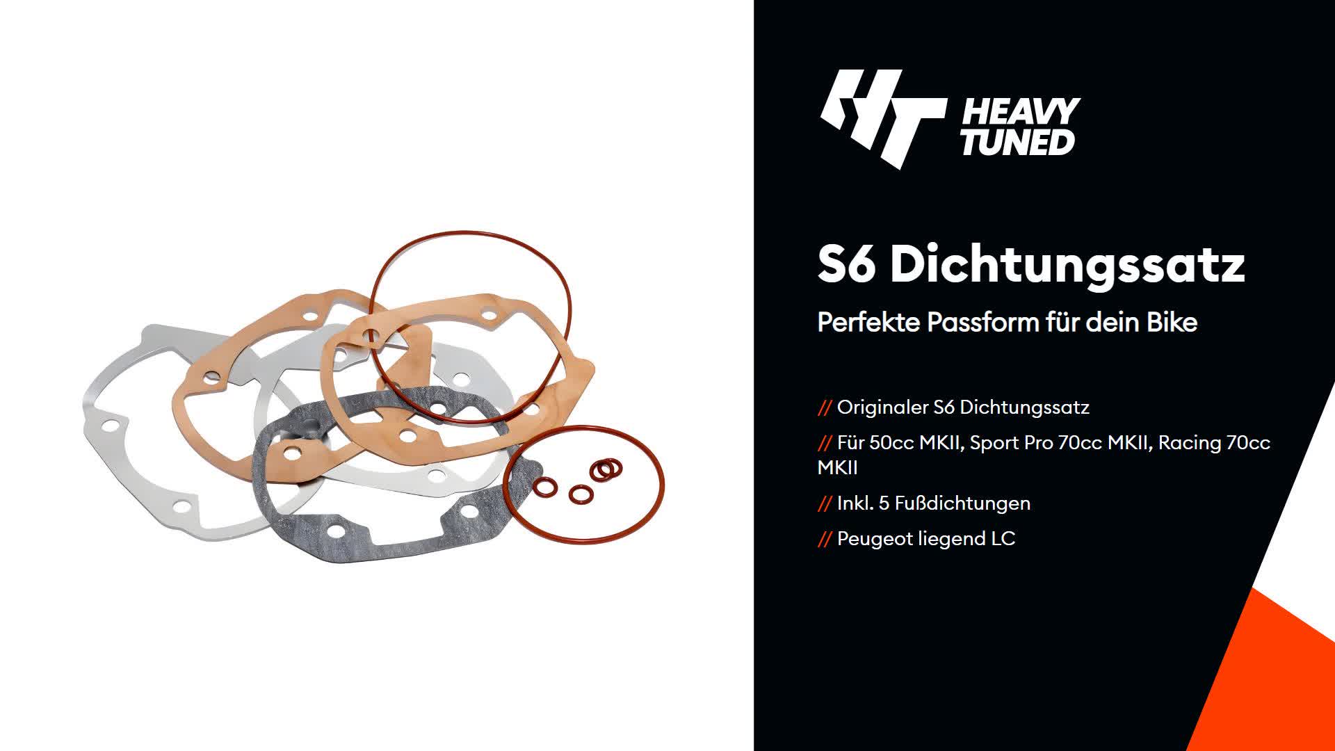 Stage 6 Aluminium-Dichtungssatz 50cc für MKII/Sport Pro Produktbild-Vorschau 4