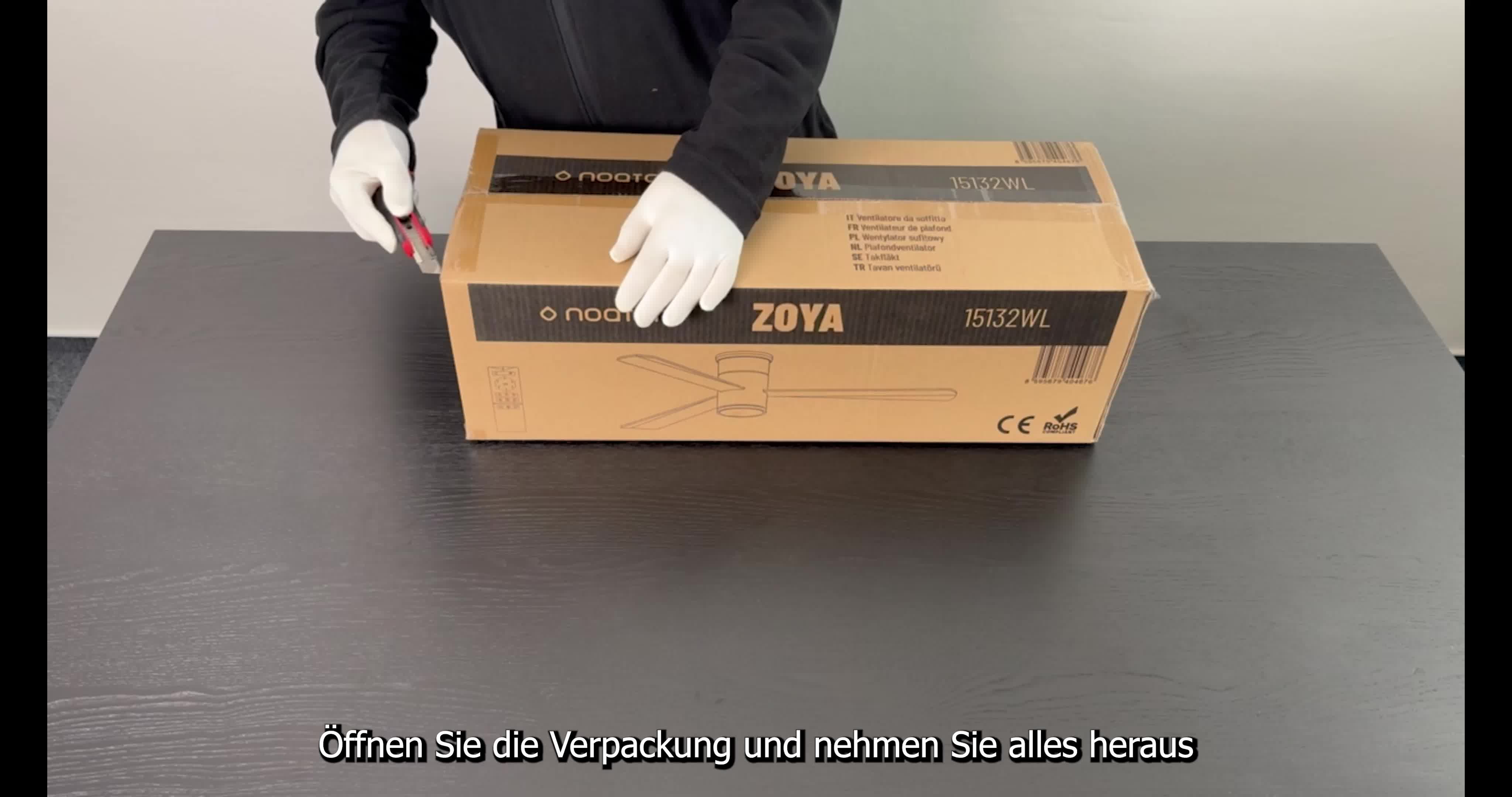 Noaton® Deckenventilator mit Beleuchtung und Fernbedienung Produktbild-Vorschau 7