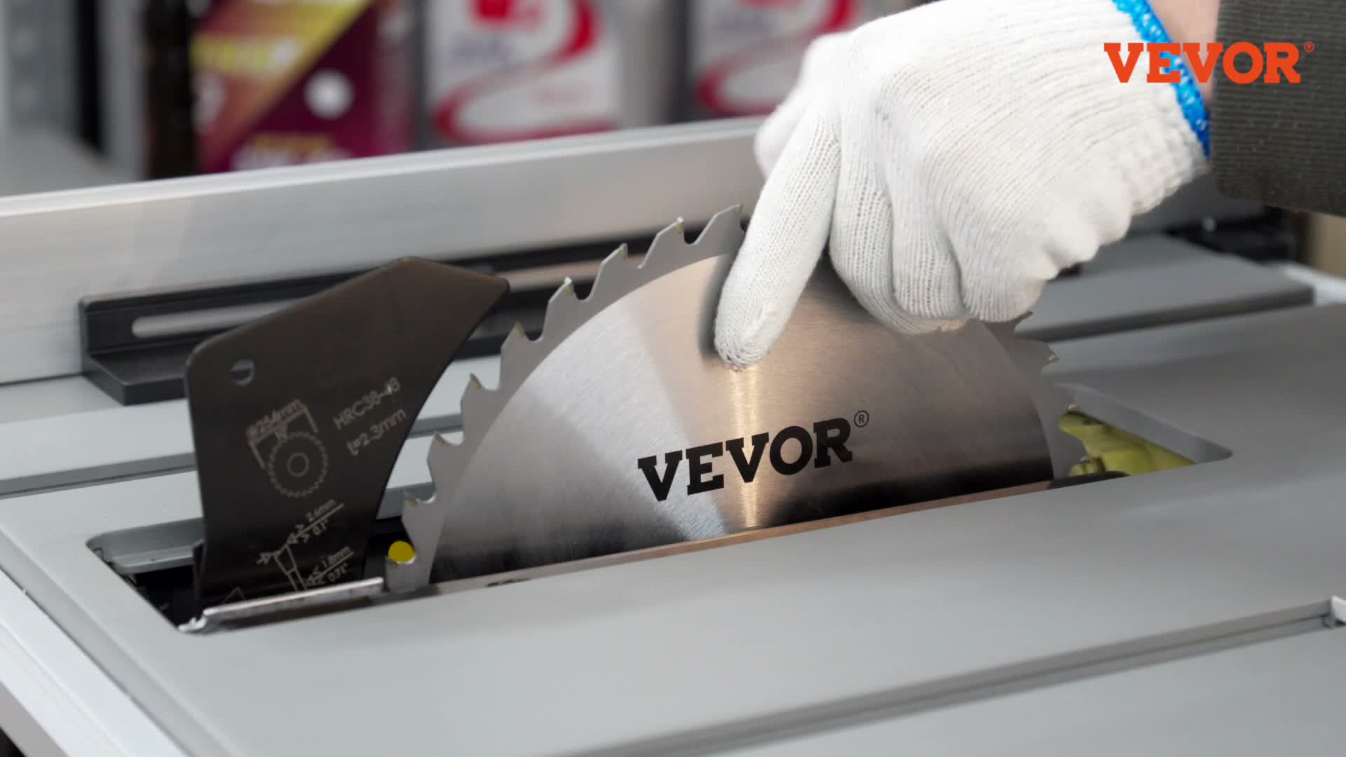 VEVOR Tischkreissäge 4400U/min, Tischsäge 1800W, 85mm bei Produktbild-Vorschau 7