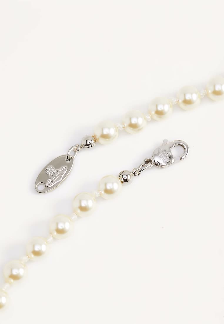 Vivienne Westwood Mini Bas Relief Pearl Choker Produktbild-Vorschau 4