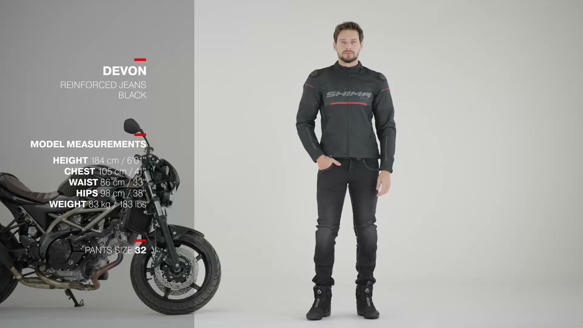Motorrad Hose | SHIMA DEVON | Motorradjeans mit Protektoren Produktbild-Vorschau 7