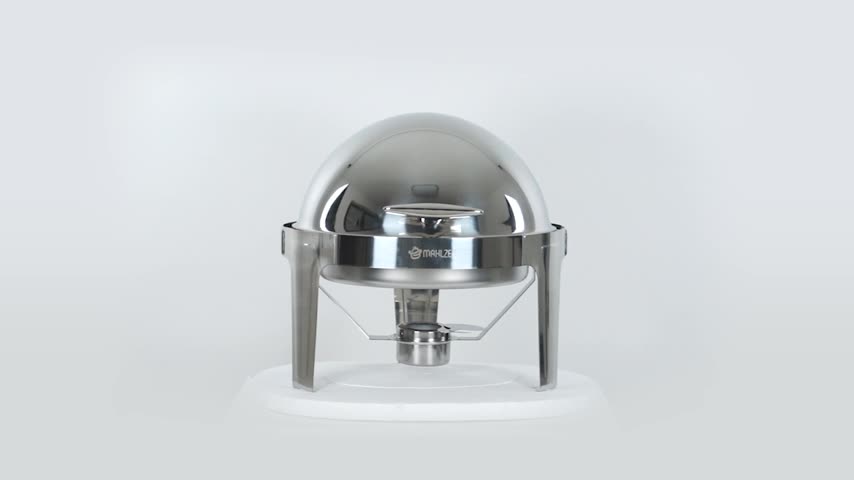 Mahlzeit Edelstahl Chafing Dish, 6 Liter, rund, Produktbild-Vorschau 7