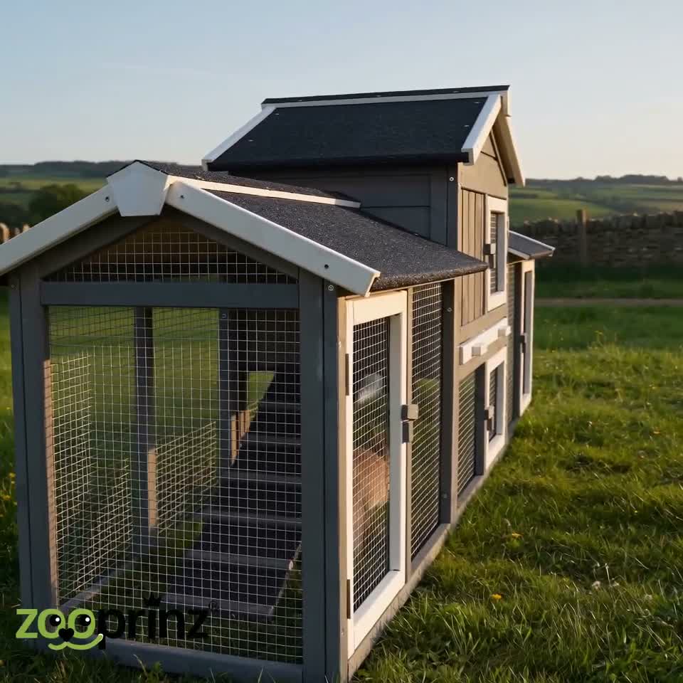 zooprinz Hasenstall Don Camillo | XXL mit Doppelauslauf | Produktbild-Vorschau 7