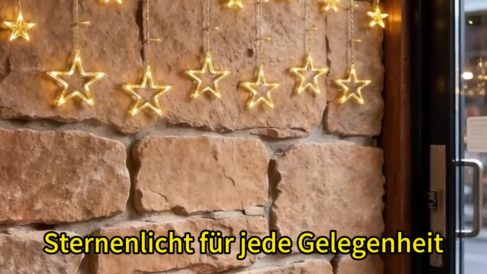 NAIZY LED Lichterkette mit 12 Sterne 138 LEDs Produktbild-Vorschau 7