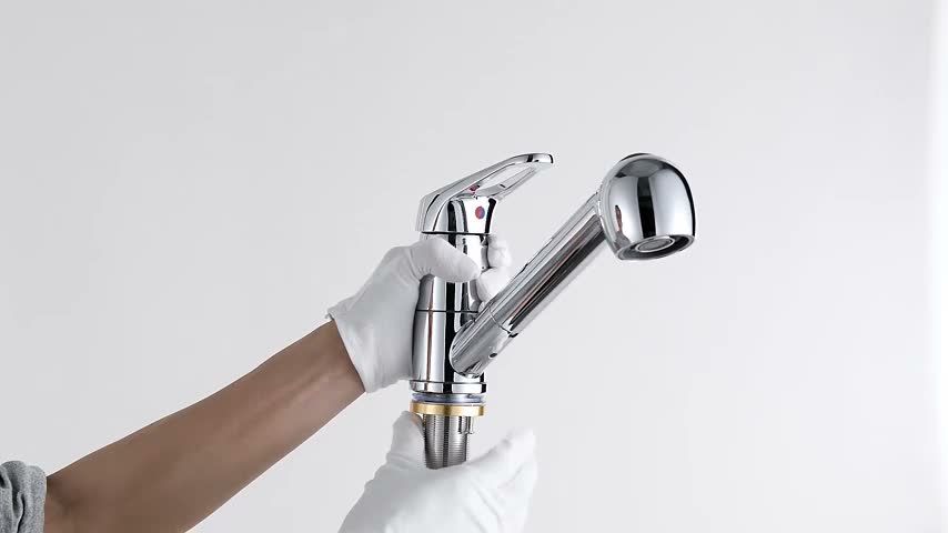 Ausziehbar Wasserhahn mit 2 Strahlarten und 360° Drehung Produktbild-Vorschau 7