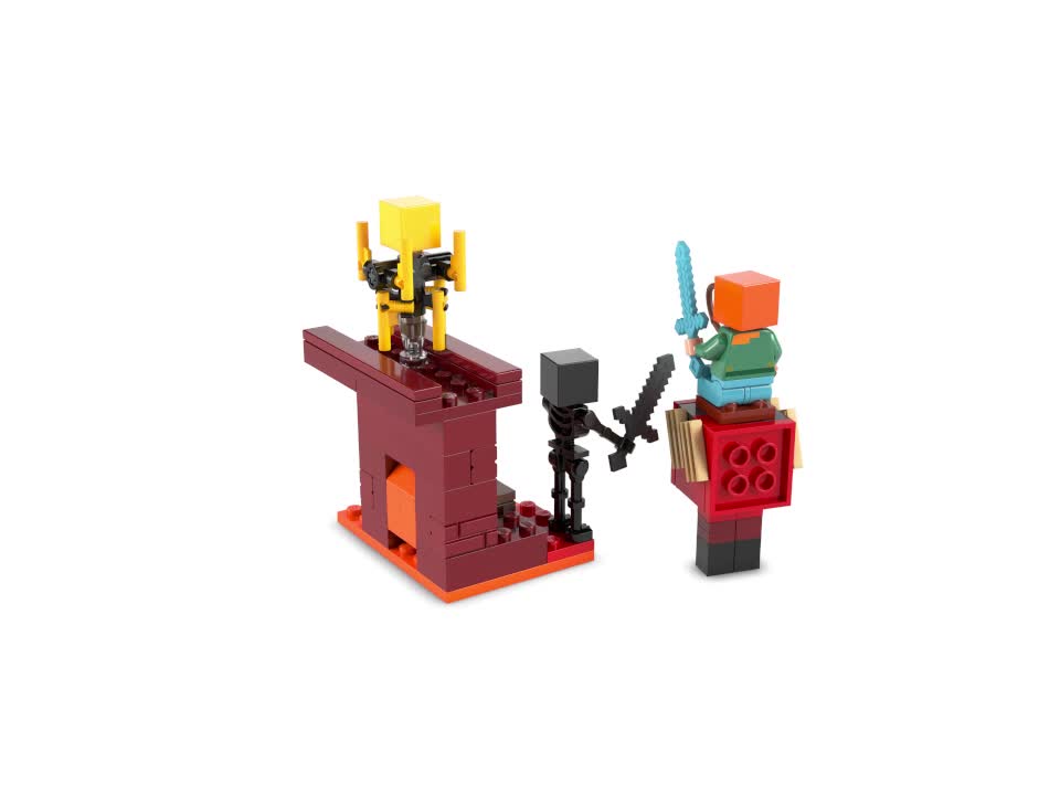 LEGO Minecraft Das Lava-Duell im Nether - Interaktives Produktbild-Vorschau 7