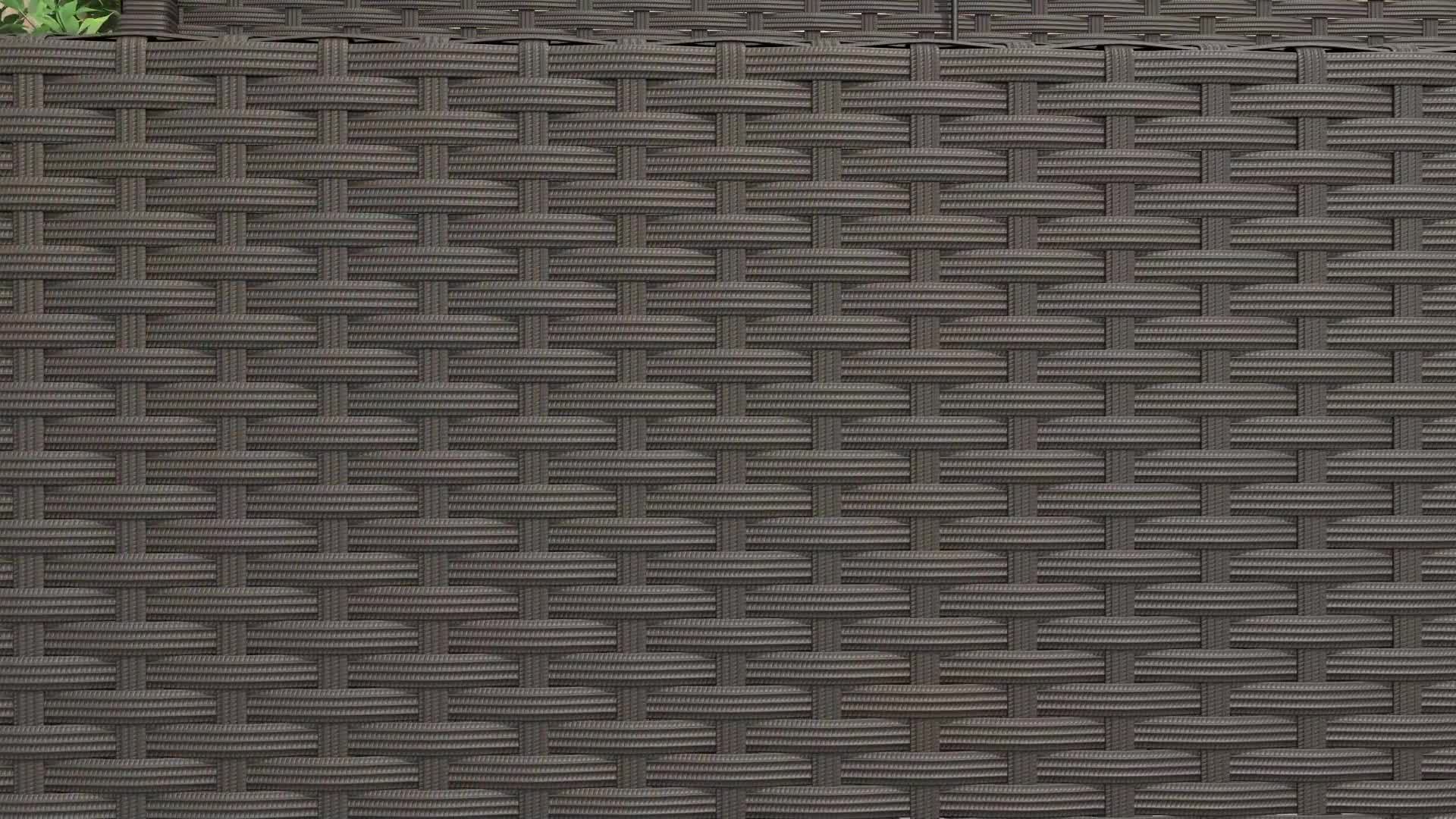 vidaXL Pool Aufbewahrungsbehälter Schwarz 110x100x57 cm Produktbild-Vorschau 7