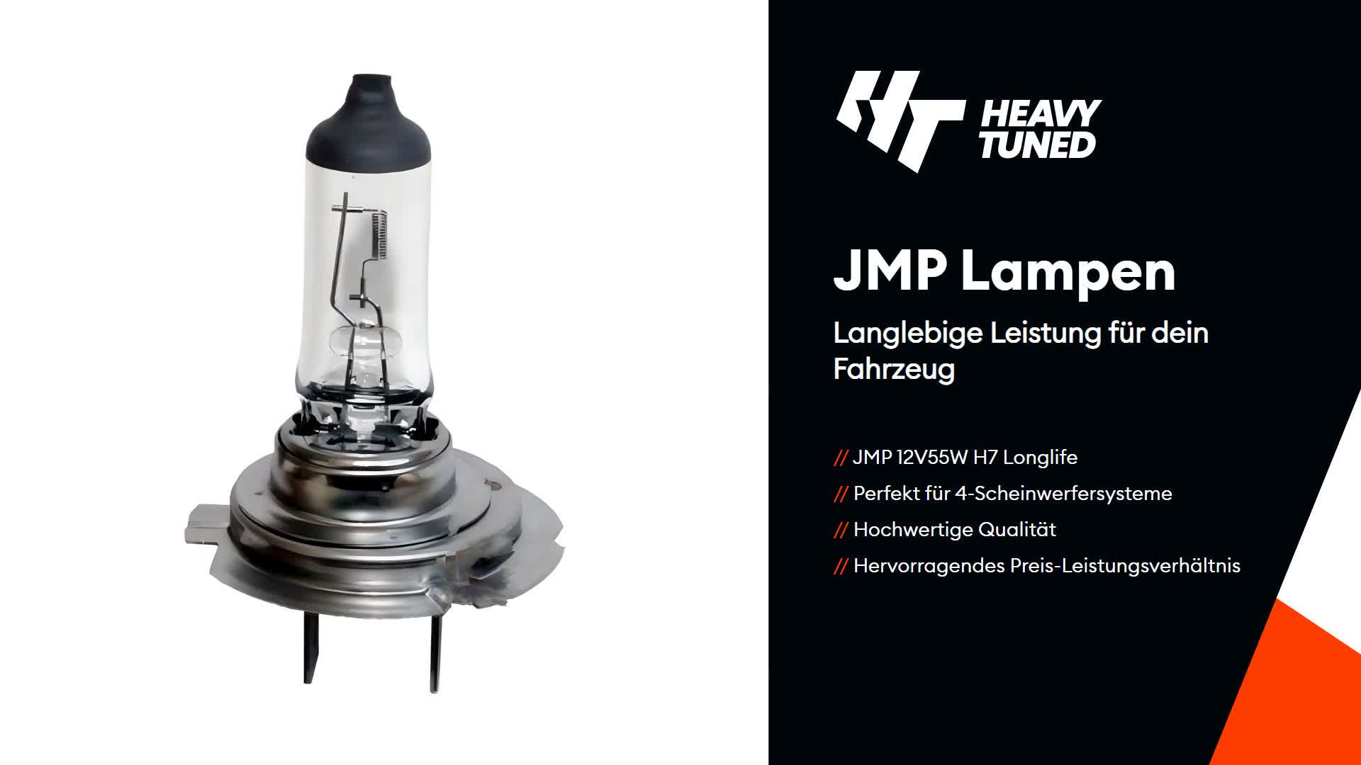 JMP Lampe 12V55W H7 Longlife Produktbild-Vorschau 3