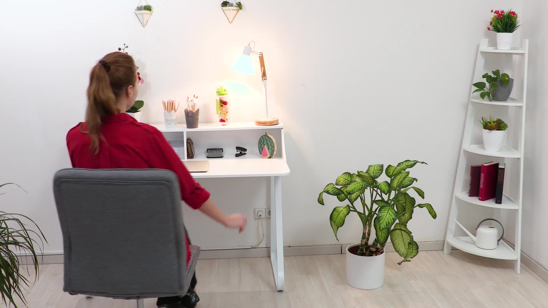 Relaxdays Bodenschutzmatte Bürostuhl, 120x120 cm, PVC Produktbild-Vorschau 7