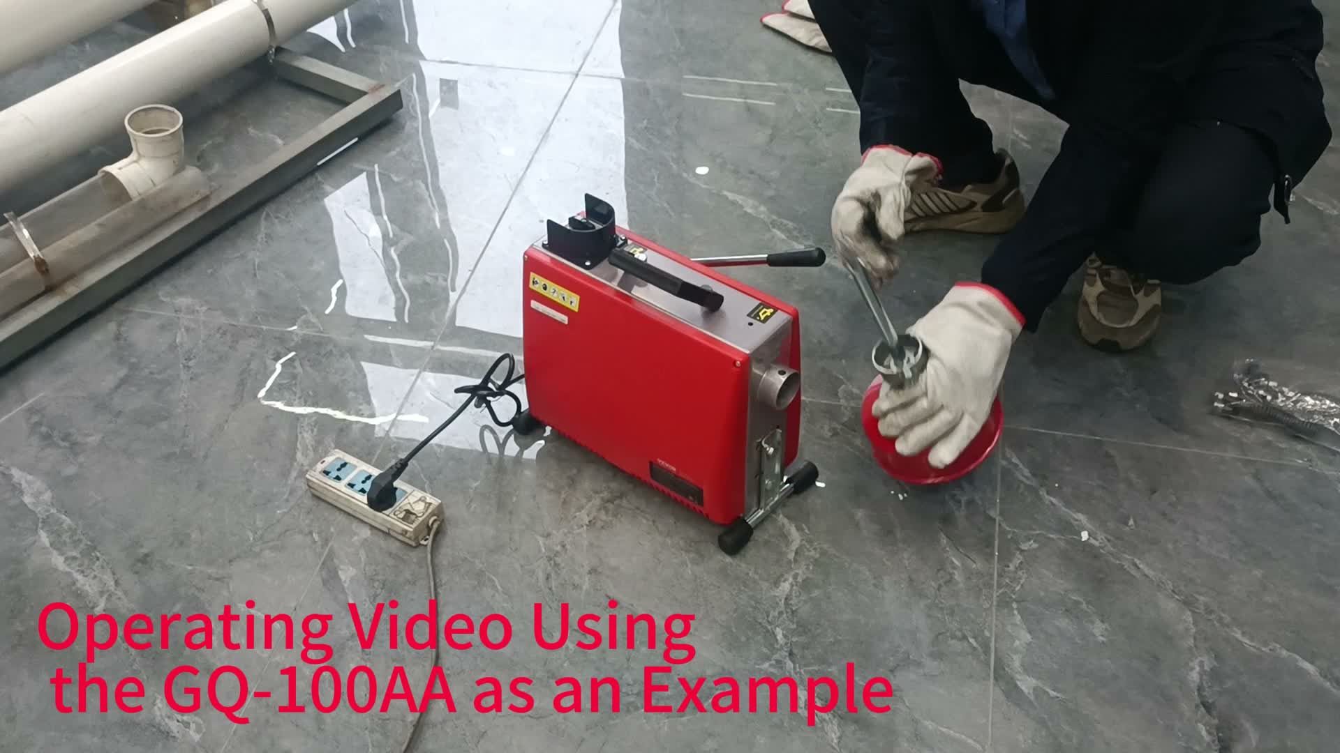 VEVOR Rohrreinigungsmaschine 66 Fuß x 5/8 Zoll, 250 W Produktbild-Vorschau 7