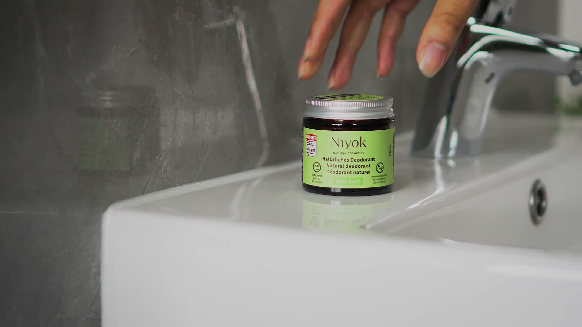 Niyok 2-in-1 anti-transpirante Deocreme "Light Ocean" Produktbild-Vorschau 7