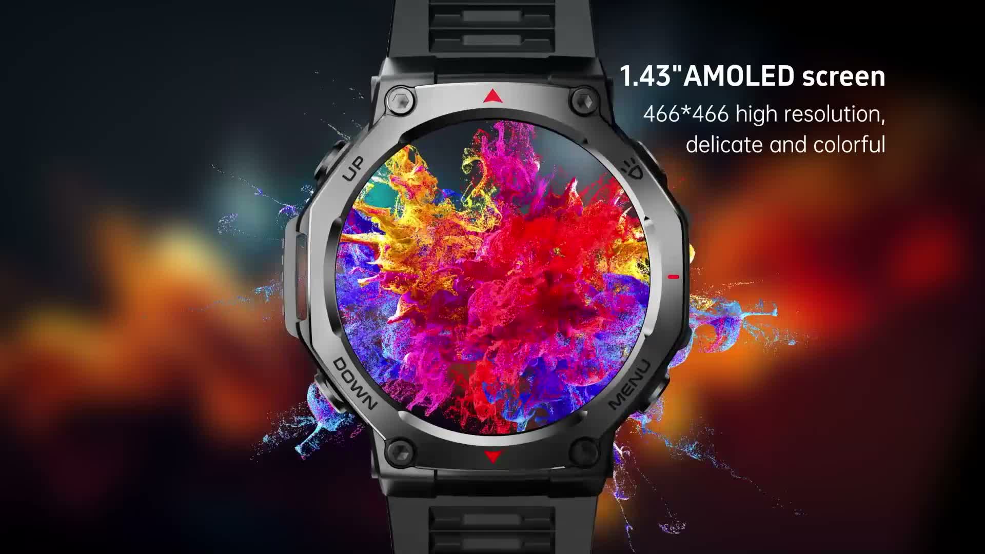 Smartwatch mit Telefonfunktion,1,43" AMOLED Touchscreen Produktbild-Vorschau 7