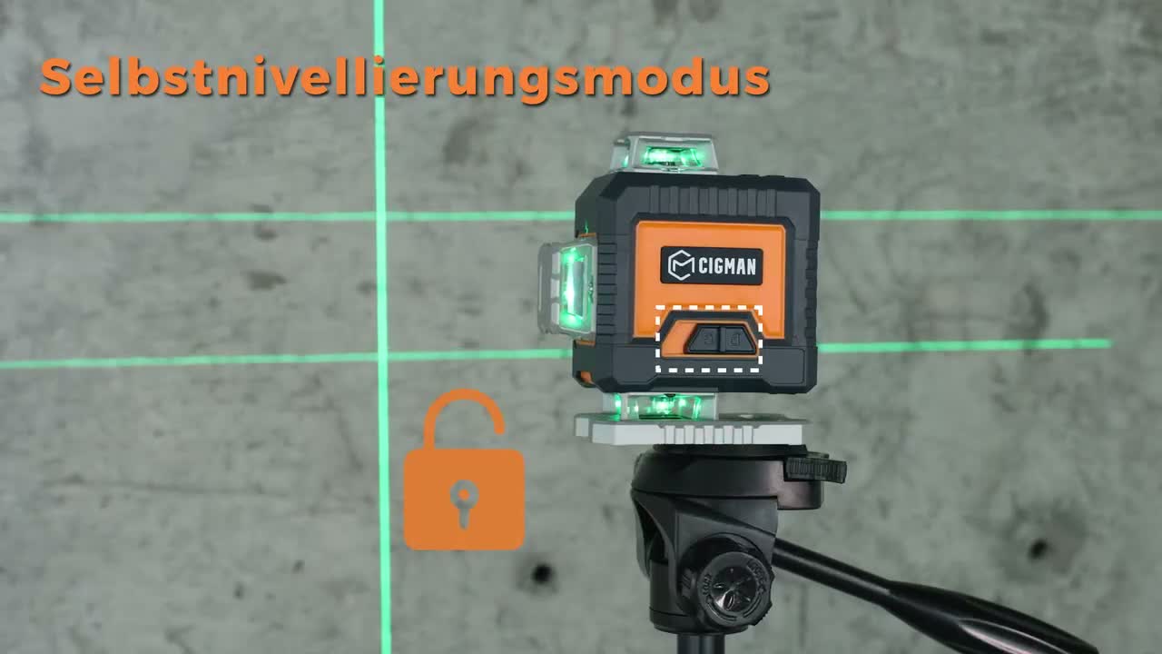 CIGMAN CM-G16T Set Krížový Laser 4x360° | 16-Liniový so Náhľad obrázku produktu 7