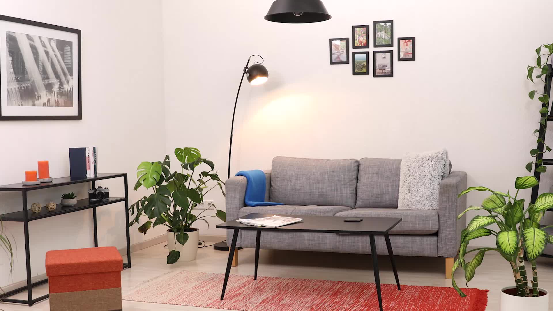 Relaxdays Konsolentisch, 2 Ablagen, aus Metall & MDF, Produktbild-Vorschau 7