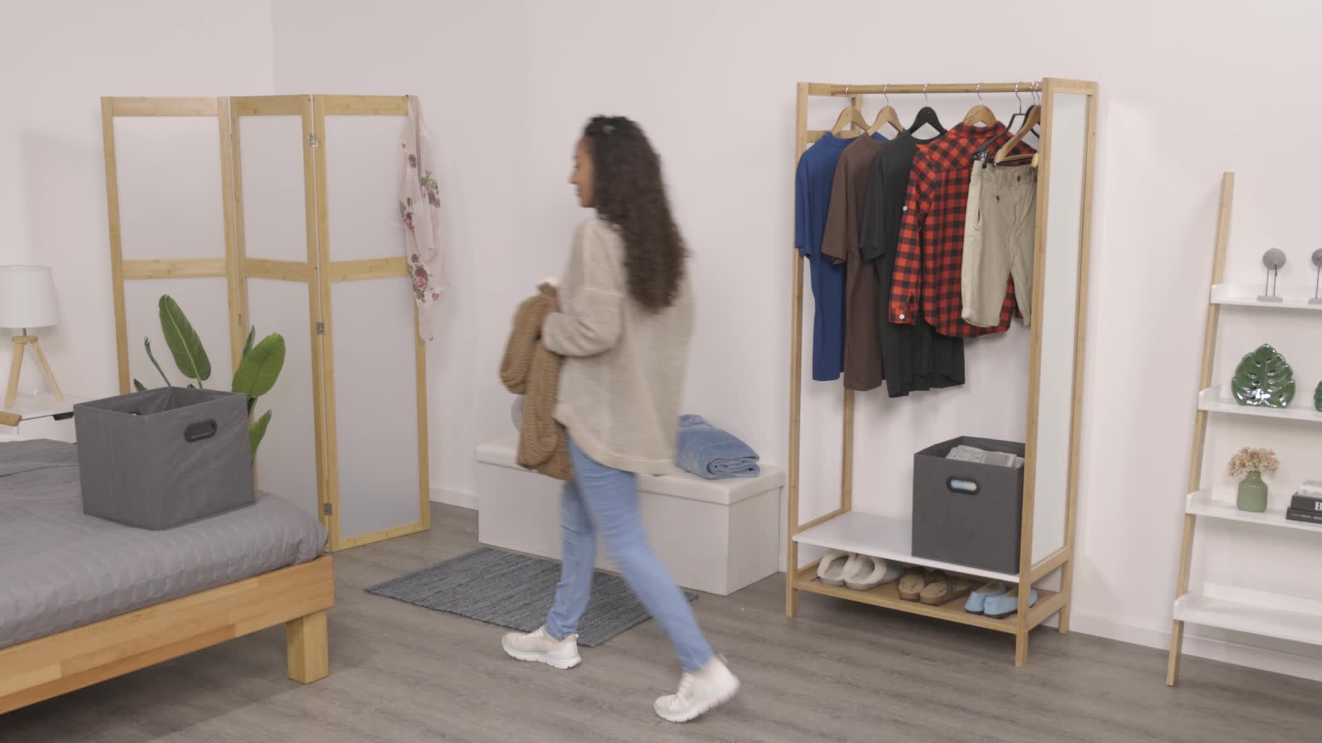 Relaxdays Aufbewahrungsbox, 4er Set, faltbare Regalboxen, Produktbild-Vorschau 7