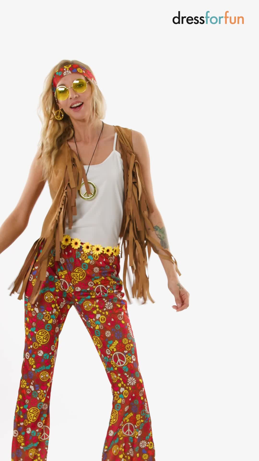 dressforfun® Damenkostüm Hippie Weste und Hose Produktbild-Vorschau 7