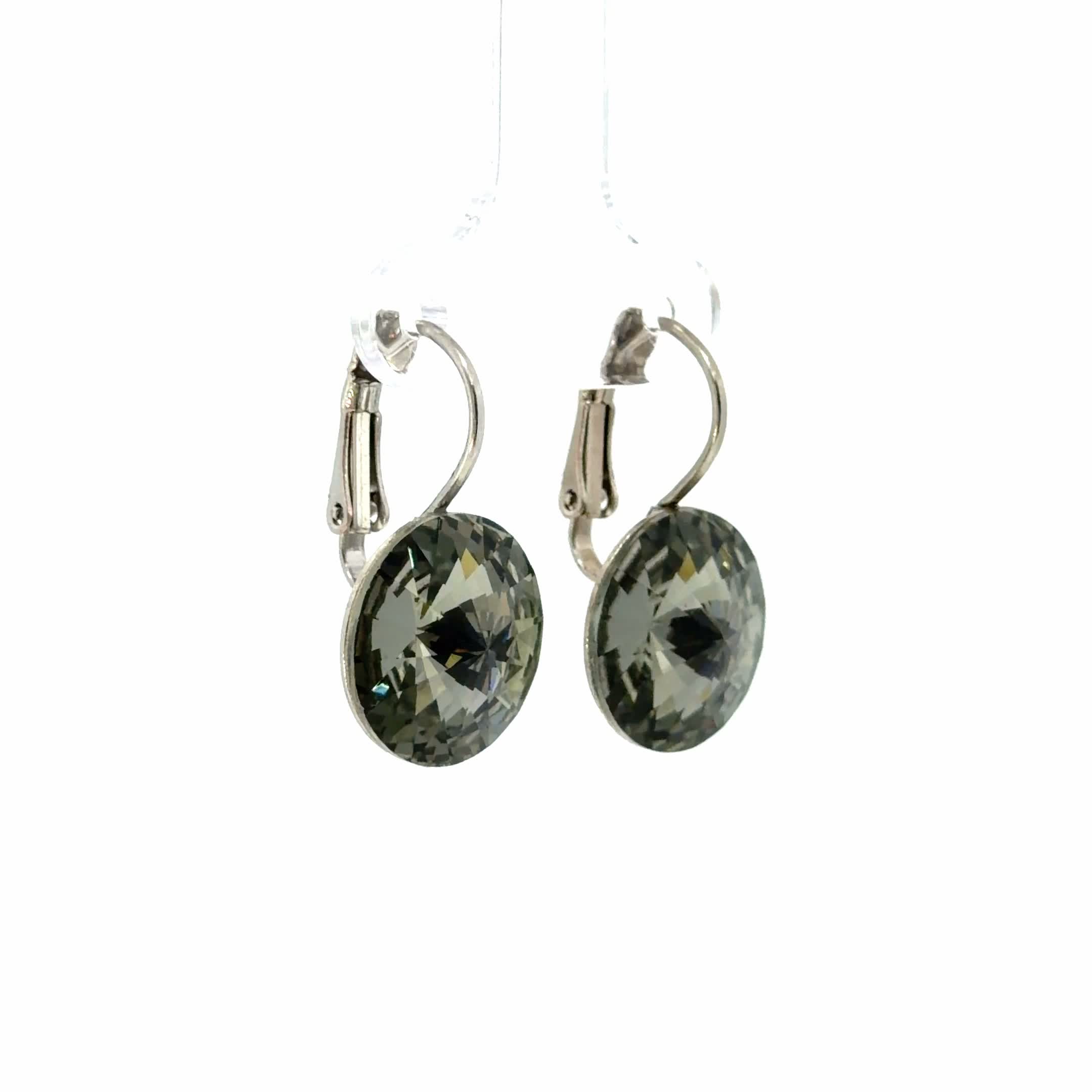 LUISIA® Ohrringe Rivoli mit Kristallen von Swarovski® 14 mm Produktbild-Vorschau 7