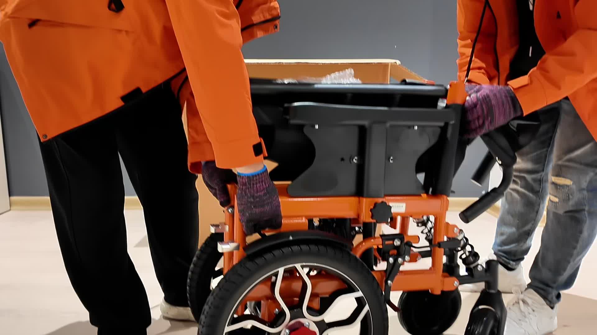 Hochleistungs Rollstuhl Elektrisch Faltbar Leicht bis Produktbild-Vorschau 7