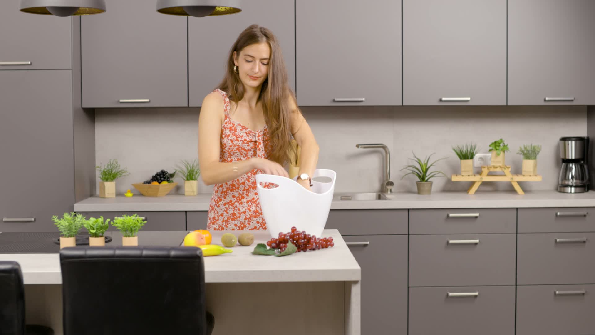 Relaxdays Sektkühler, Flaschenkühler, 8 Liter Volumen, Produktbild-Vorschau 7