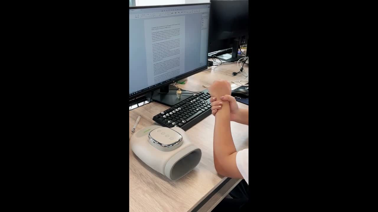 Intelligentes Handmassagegerät elektrisch mit Wärmefunktion Produktbild-Vorschau 7