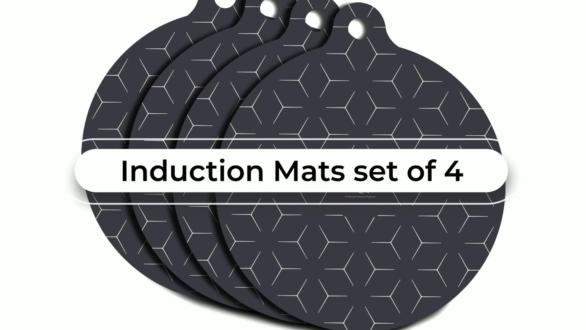 HI NATURE™ Induktionsschutzmatte 4 Stück, Herdabdeckung Produktbild-Vorschau 7
