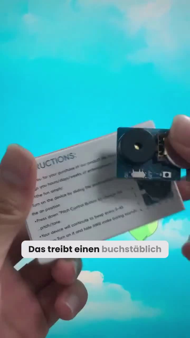 Ultrakleiner Grillen Geräuschmacher Prank, Grillenstreich Produktbild-Vorschau 7