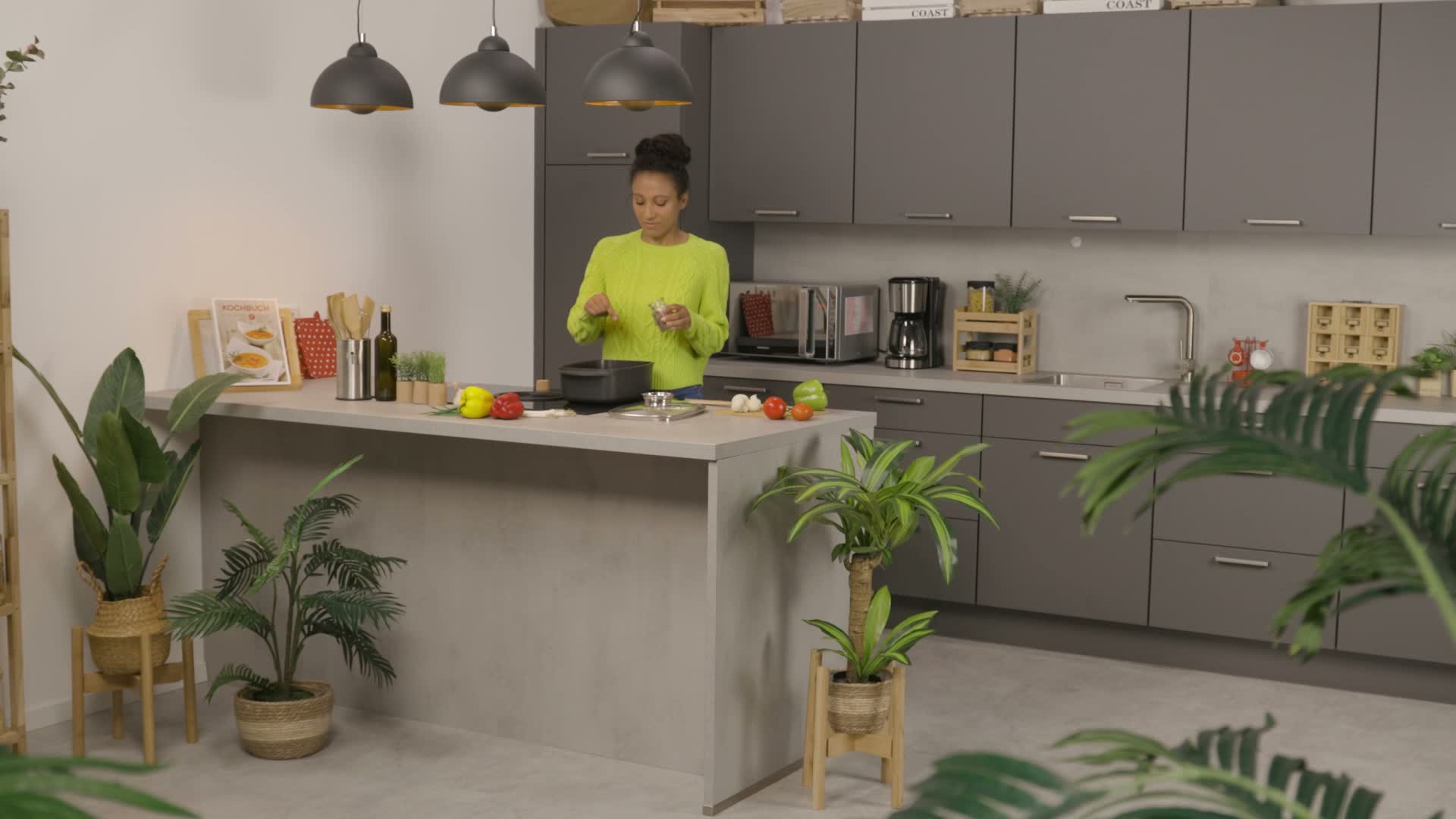 Relaxdays Bräter mit Deckel, Bratentopf 5 L, beschichteter Produktbild-Vorschau 7