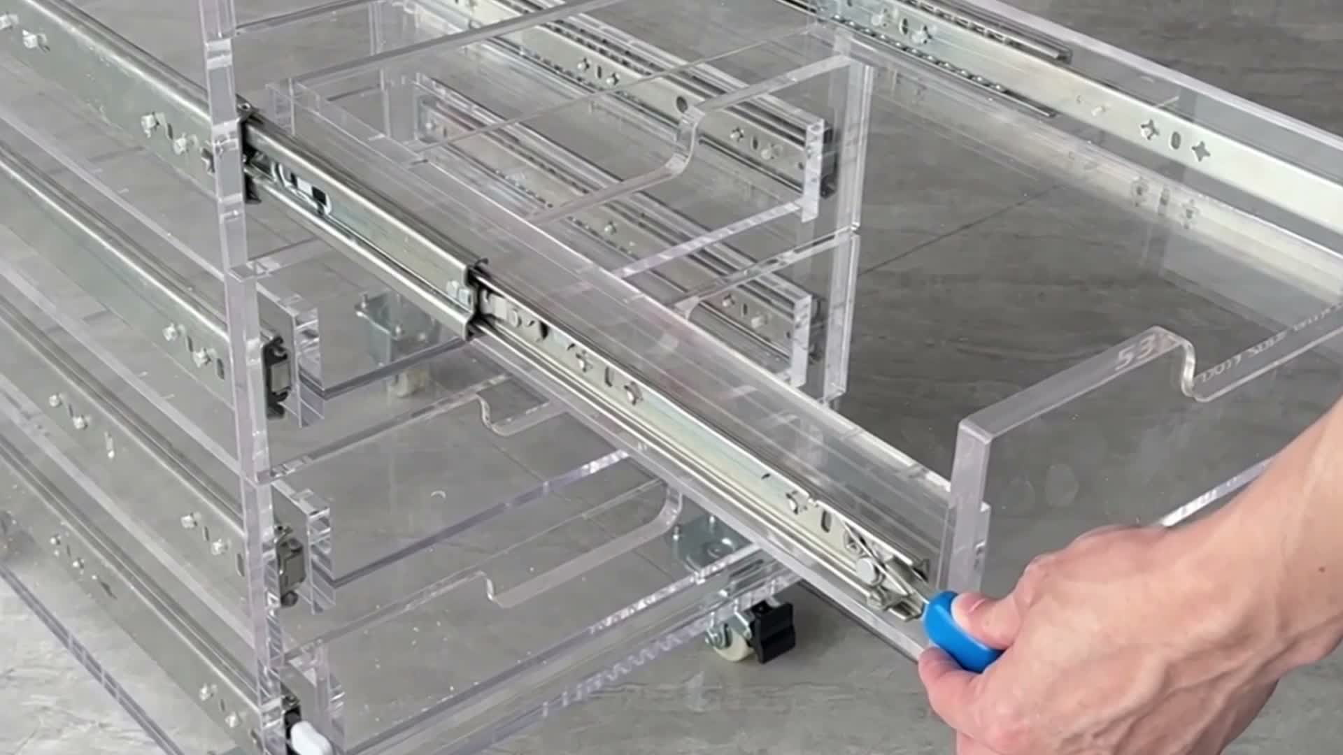 Vigevee 8x Schwerlastauszug Schubladenschienen 400 mm mit Produktbild-Vorschau 7