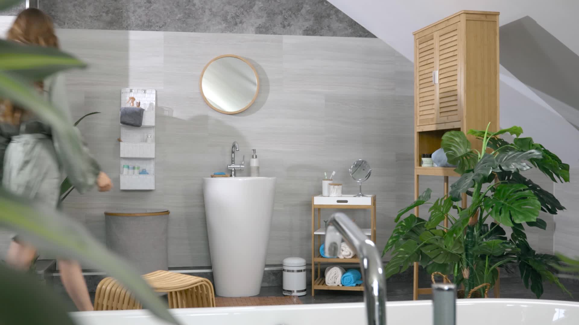 Relaxdays Hängeorganizer Stoff, Türorganizer mit 3 Produktbild-Vorschau 7